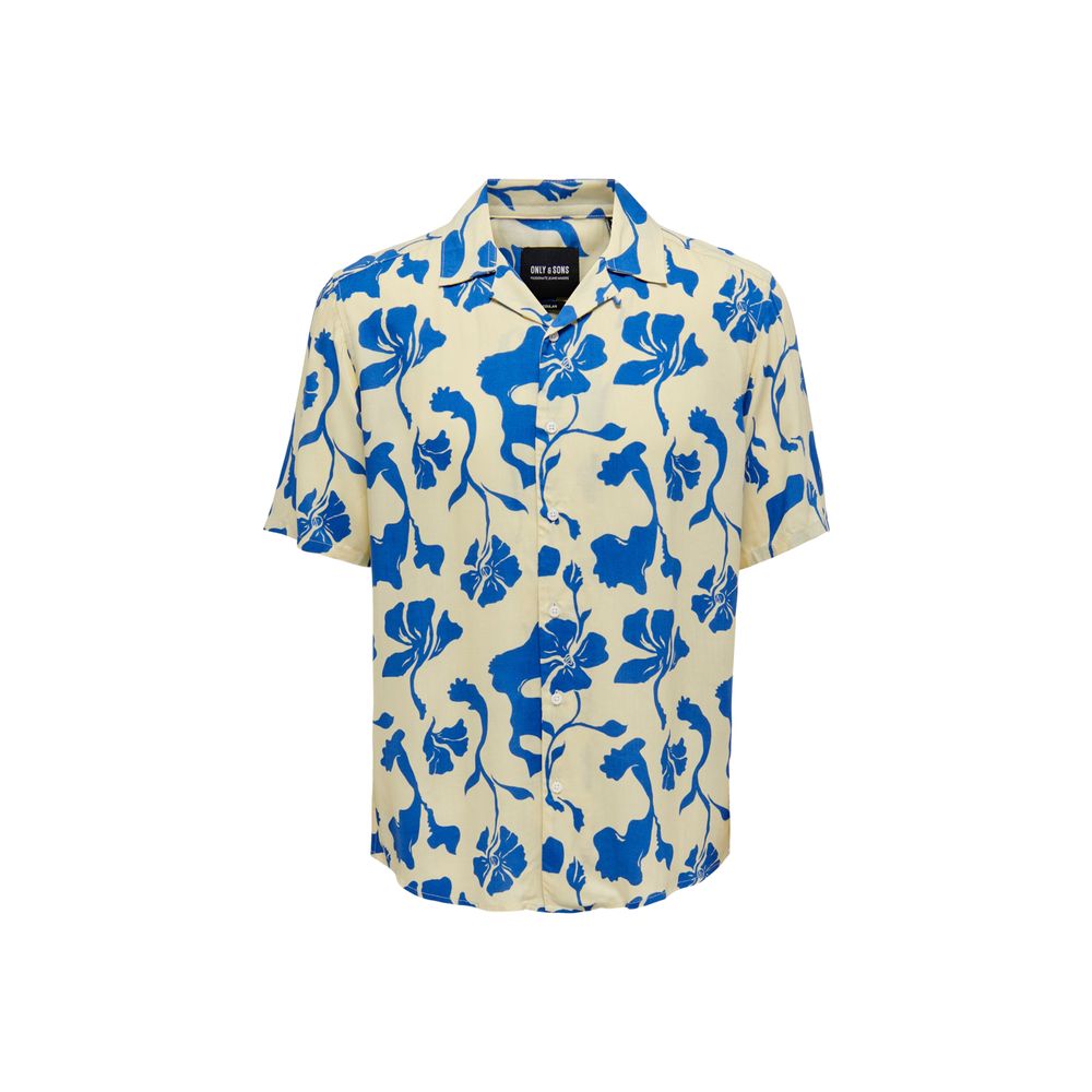 Only & Sons bicolor viscose shirt